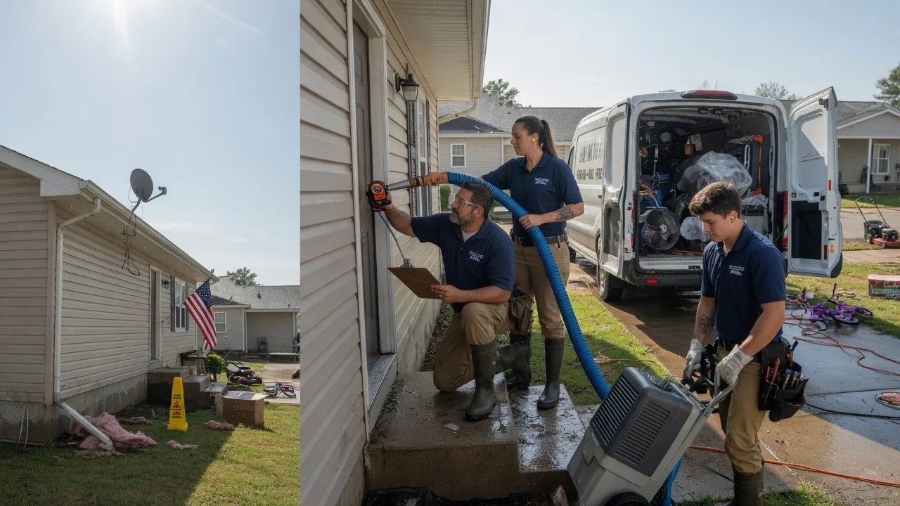 Ceiling Water Damage Restoration in Swan, IA near me